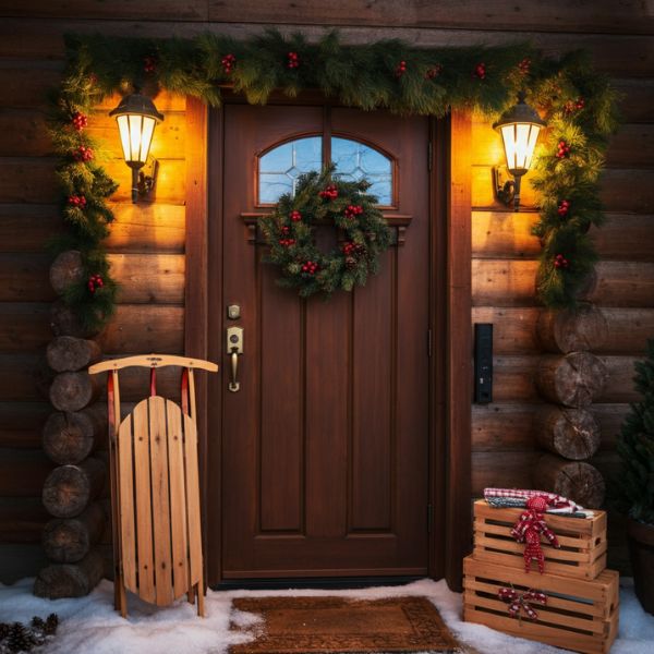 Christmas Door Decorations-shop easter wreaths